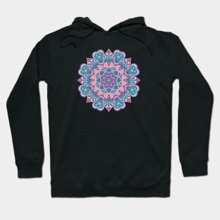 mandala-design, mandala-art, geometric, abstract, mandala and spirituality, colorful, rainbow, mandala pattern, mandala flower patterns, Flower Mandala ,Spirituality Hoodie